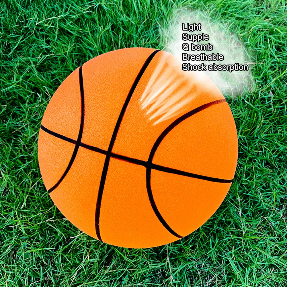 Silent Bounce Basketball With Hoop for Kids